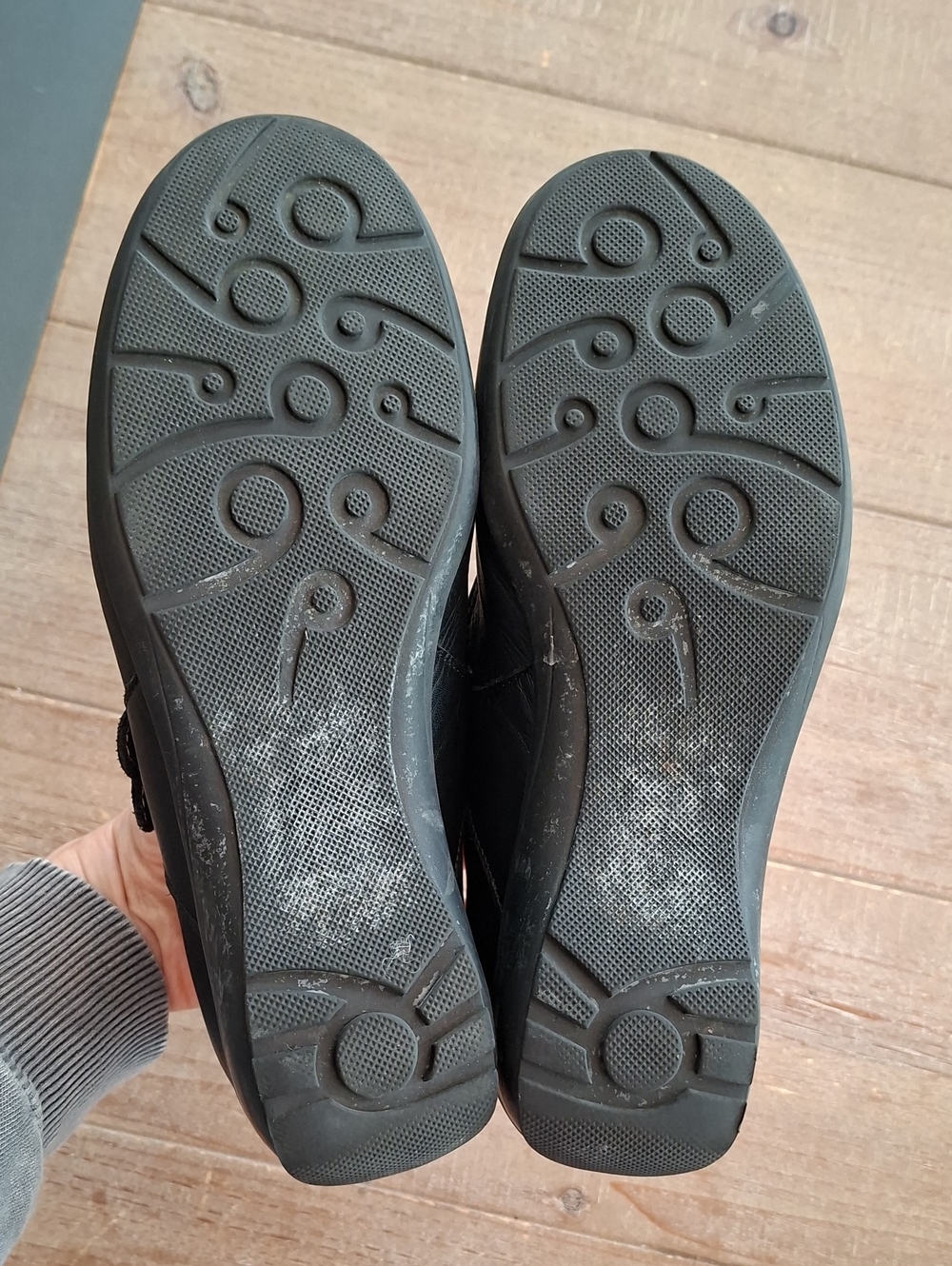 Dromedaris Classic Black Leather Quality Blanket-stitch Mary Jane Flats (EU 37) - Picture 6 of 8